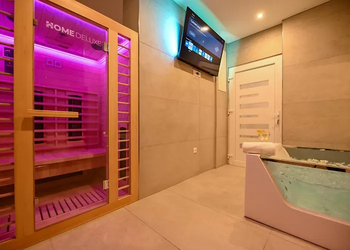 Luxury With Garden Jacuzzi And Wellness 公寓